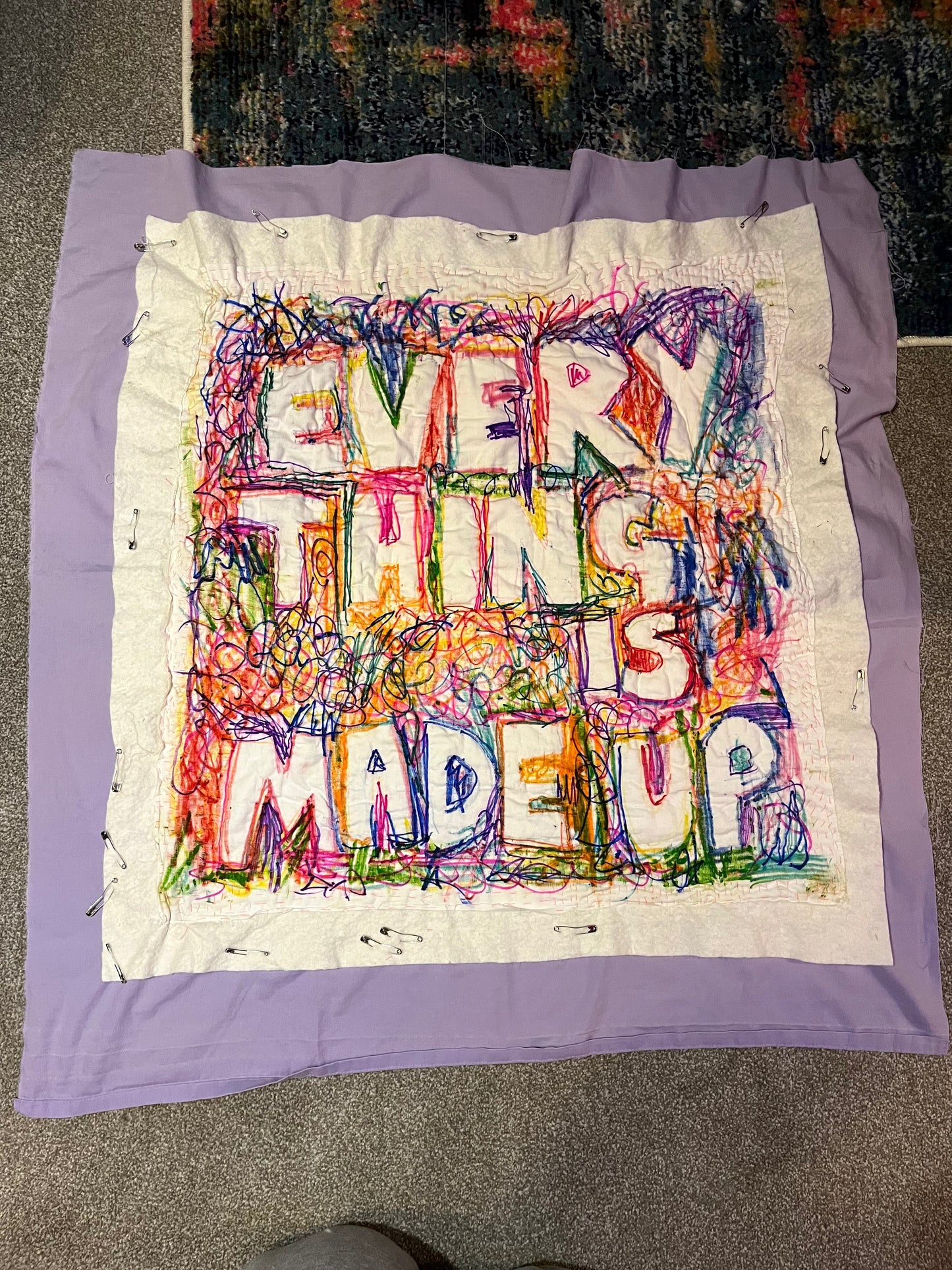 Everything is Made Up Print on Fine Art Paper, Unframed