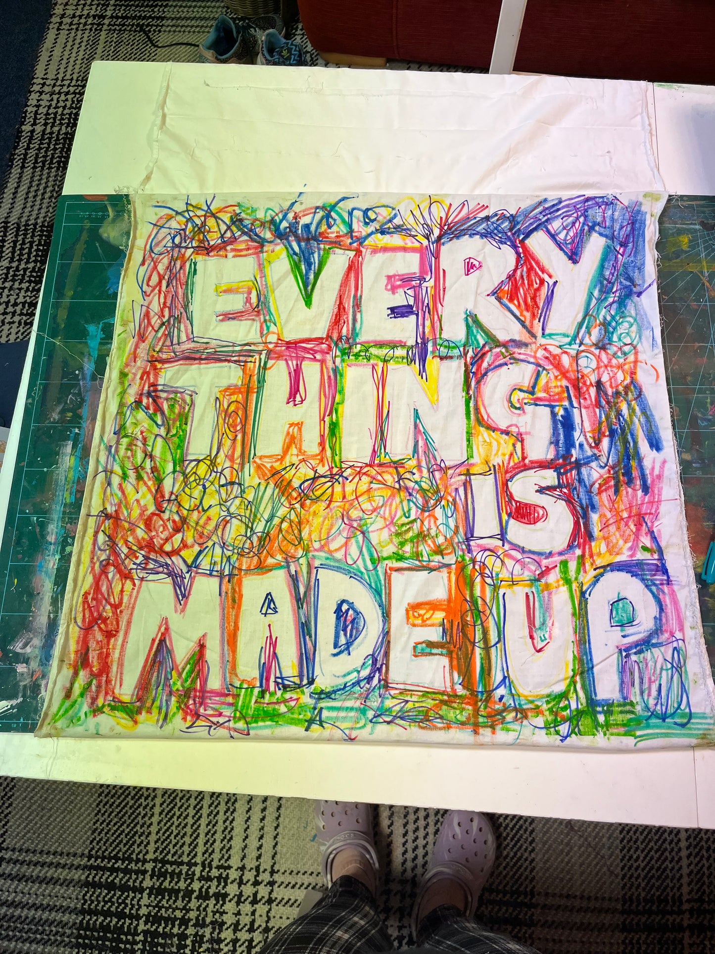 Everything is Made Up Print on Fine Art Paper, Unframed