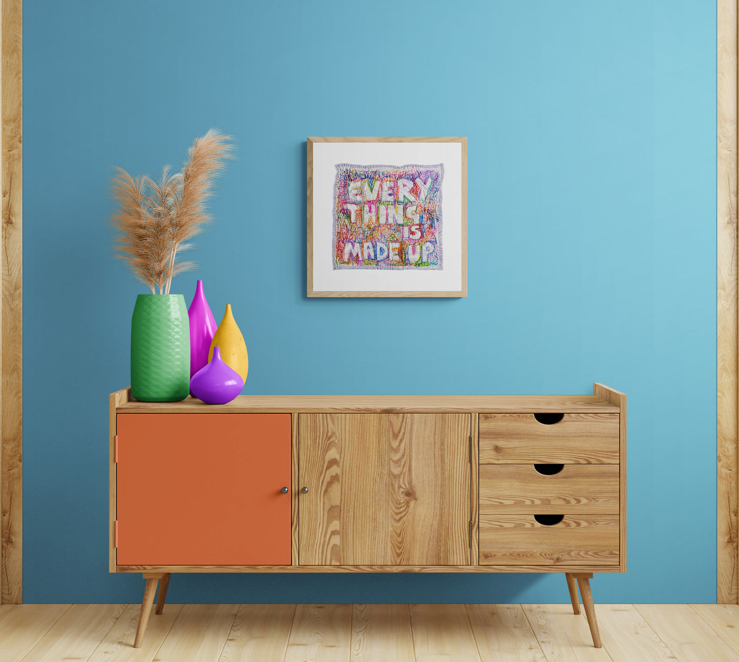 Everything is Made Up Print on Fine Art Paper, Unframed