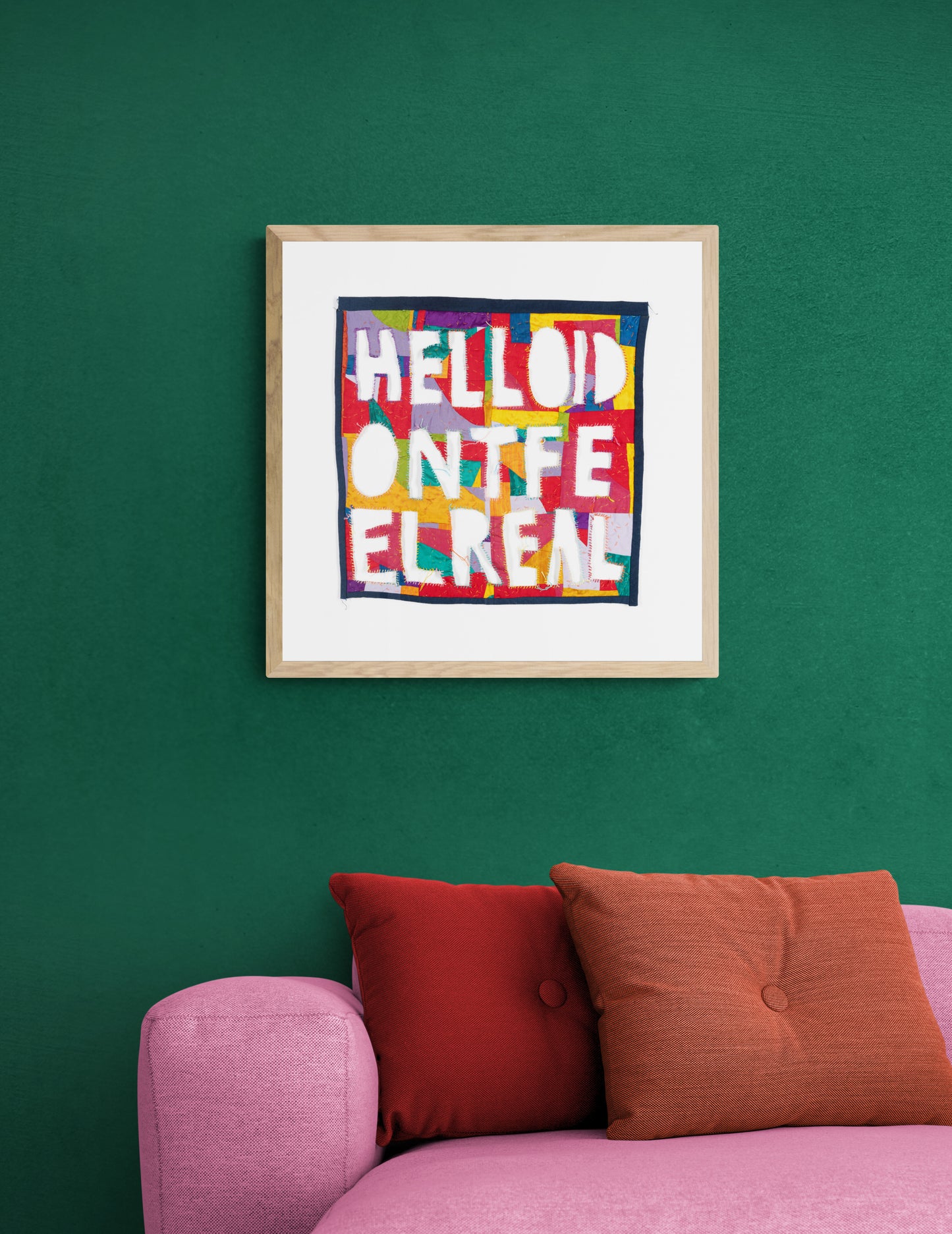 Hello I Don't Feel Real Print on Fine Art Paper, Unframed