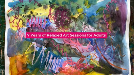 7 Years of Relaxed Art Sessions for Adults