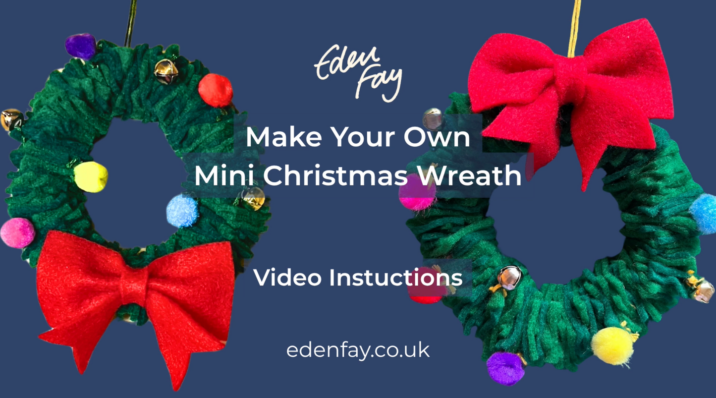 Felt Wreath Kit | DIY Craft Kit for Mindful Making