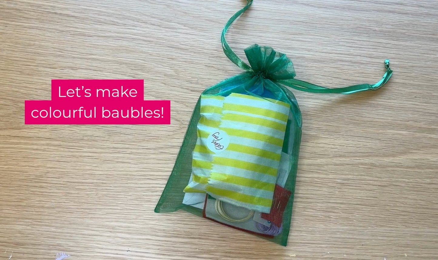 Colourful Felt Baubles Kit - Creative Team Christmas Activity (Bulk Discounts)