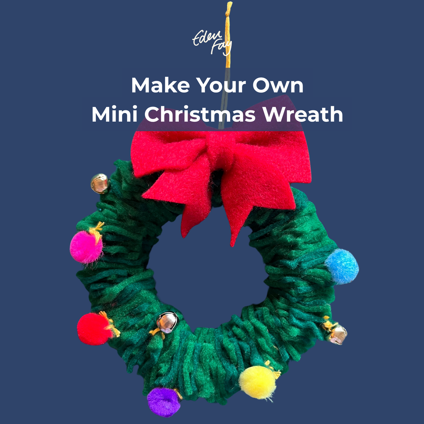 Felt Wreath Kit | DIY Craft Kit for Mindful Making