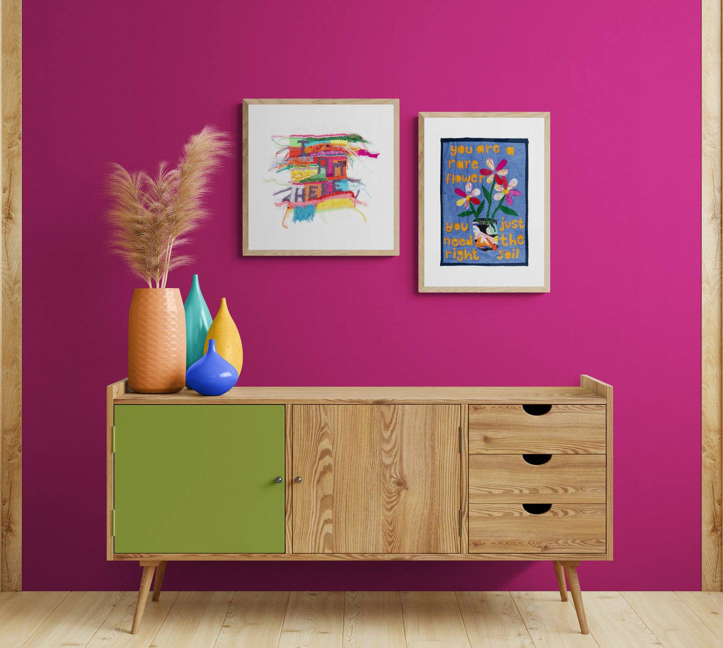 I Am Here (Hear Me Roar) on Fine Art Paper, Unframed